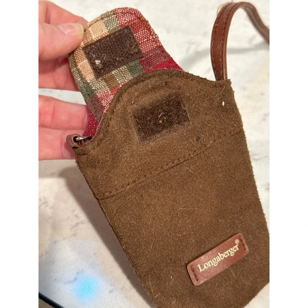 Longaberger Basket Collector Small Pouche Coin Purses Lot‎ 7 Brown Blue Orange